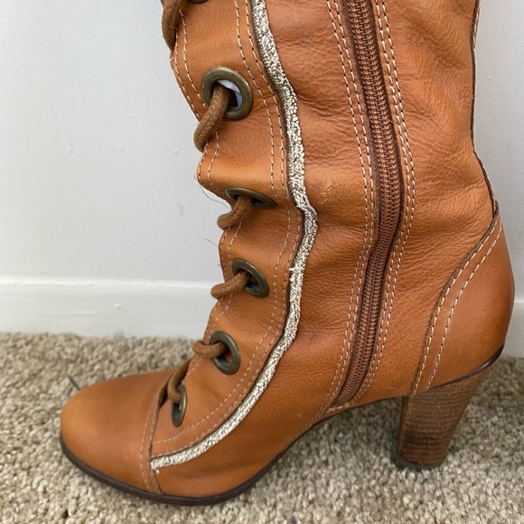 Seychelles Lace-Up  Boots-Anthropology Size 7 - Picture 15 of 16